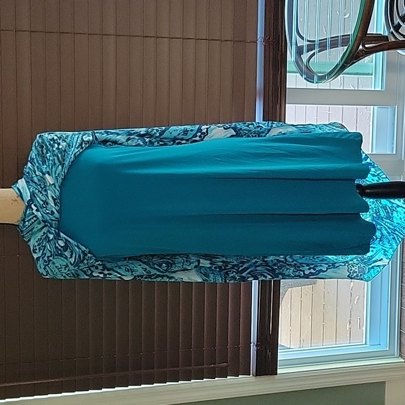 Kate & Mallory High Low Print Dress - Picture 7 of 8